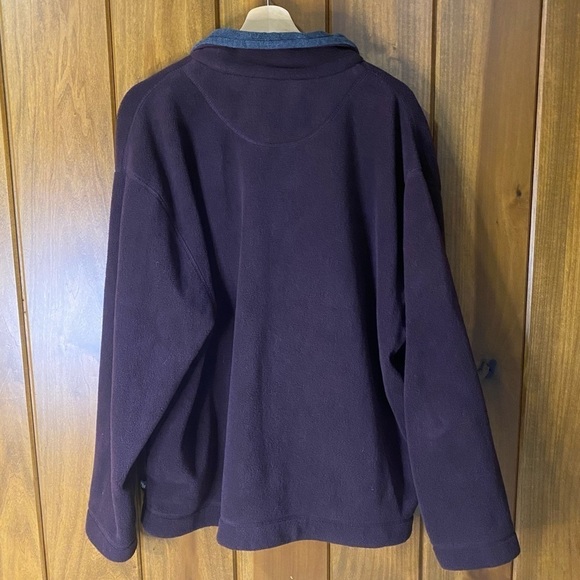 St. John's Bay: Men's Plush Fleece Pullover 1/4 Zip Up Jacket Sweater Large - Picture 8 of 11